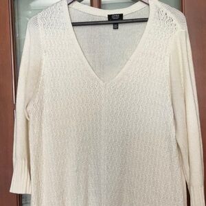 Cream Jones New York 3/4 sleeve sweater